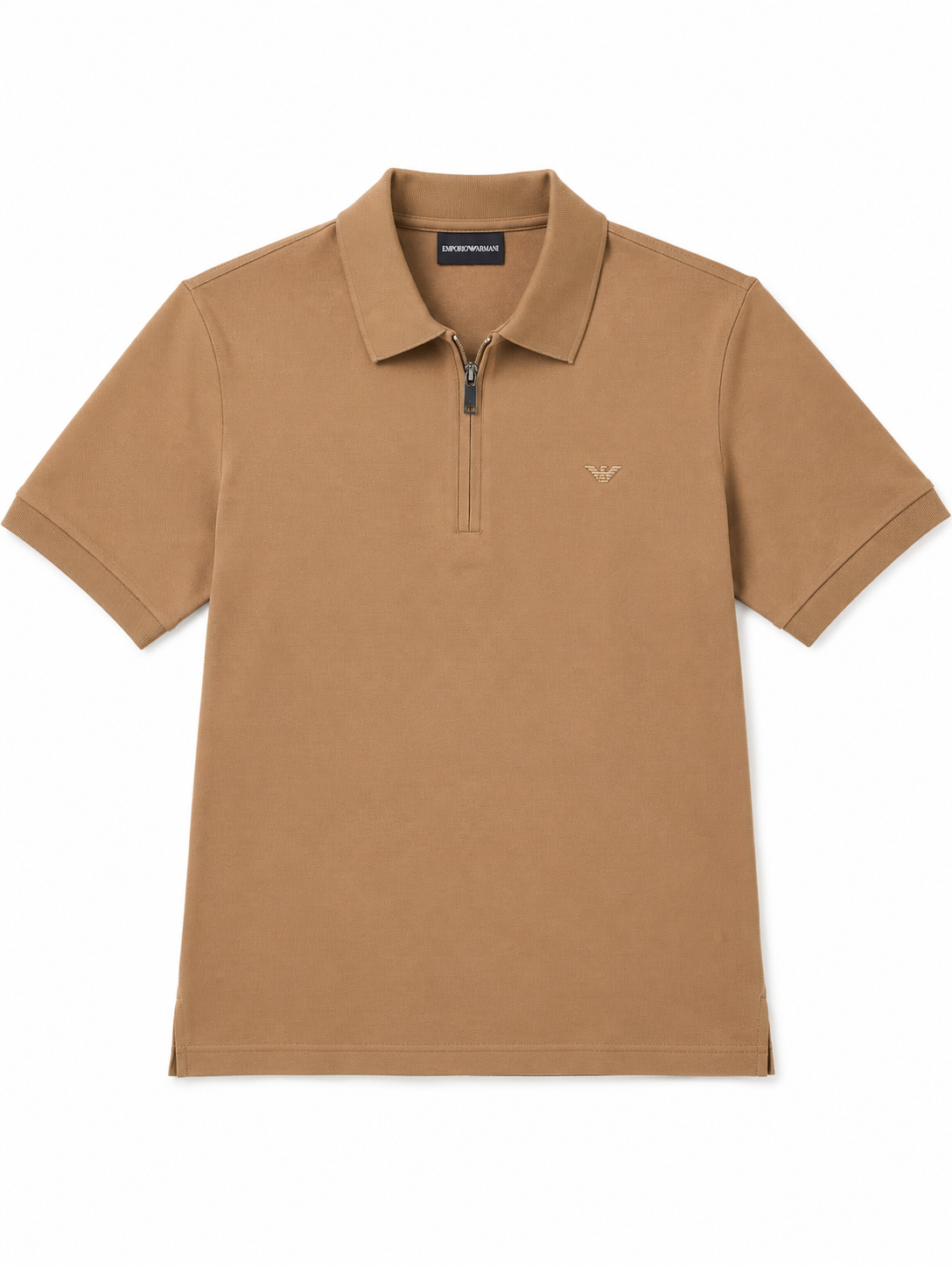 Emporio armani half zipper polo tshirt slim fit