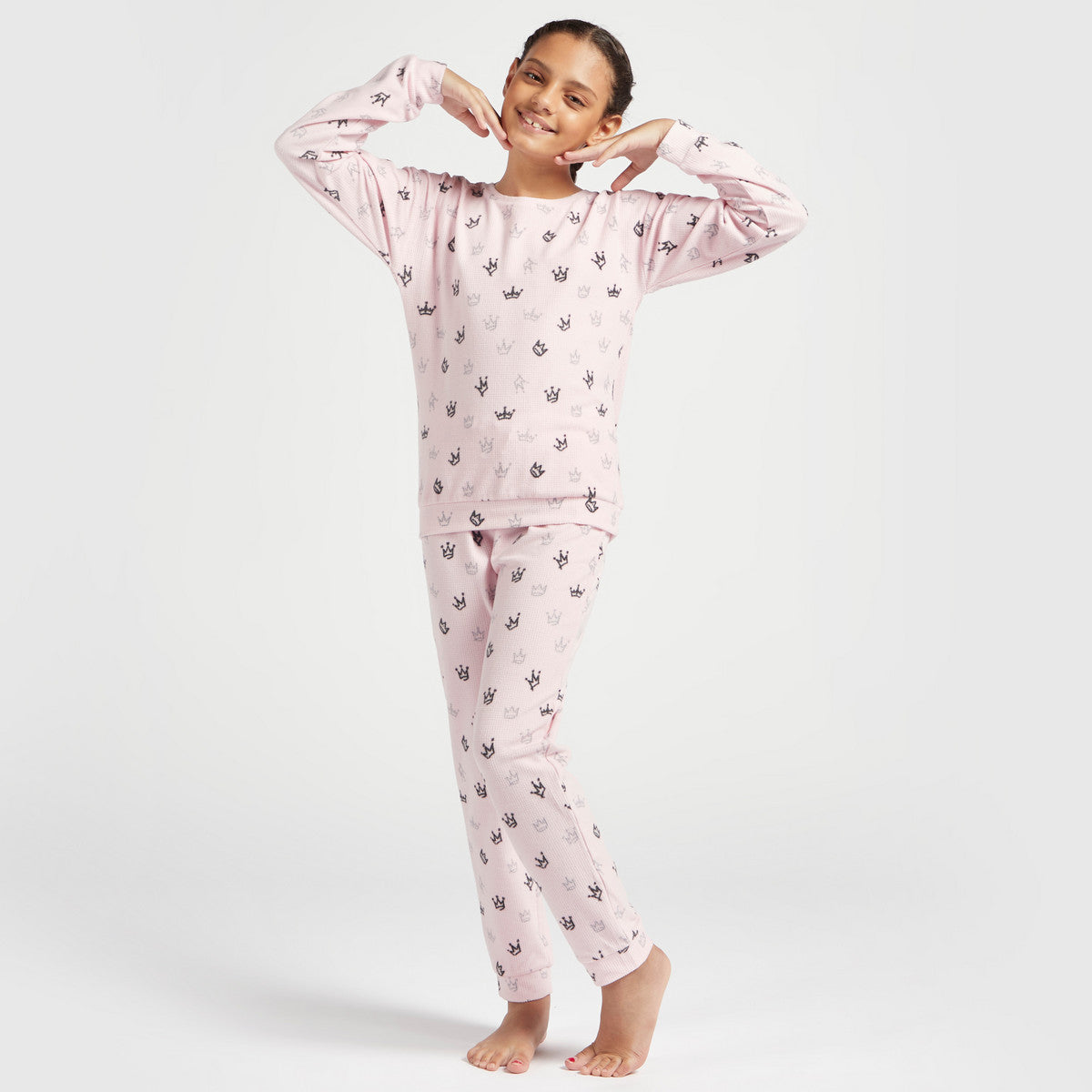 Max Pajama Pink Cotton Girls