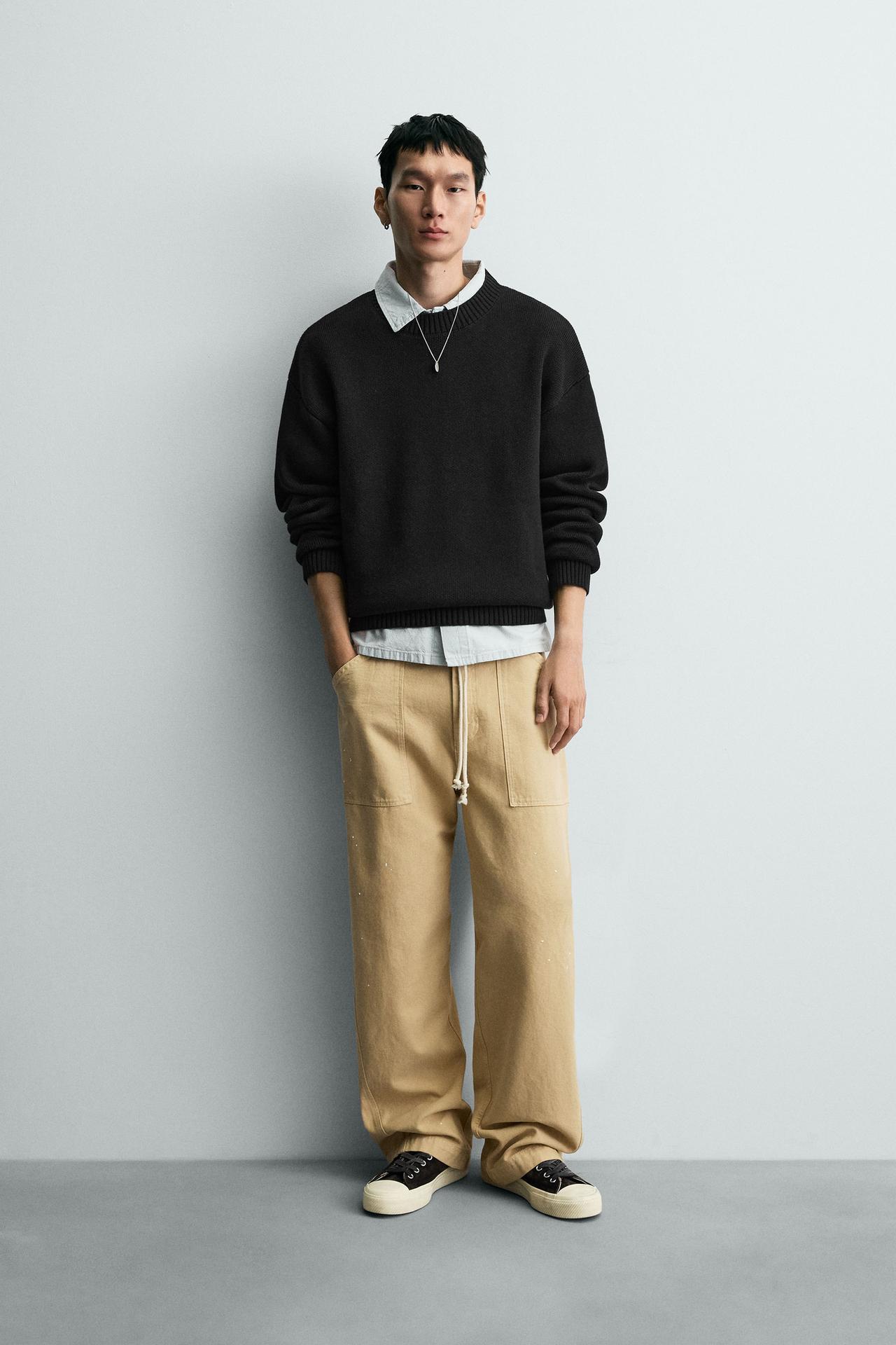 Zara Men Blend Pullover Black
