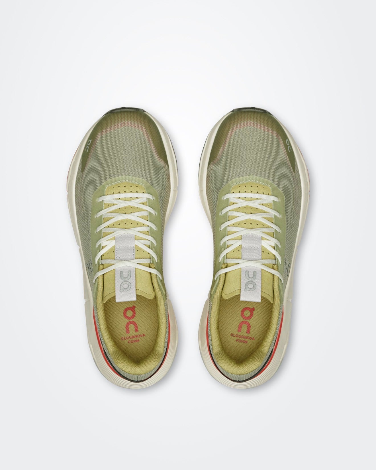On Cloudnova Form 2 shoes Chalk | Salmon