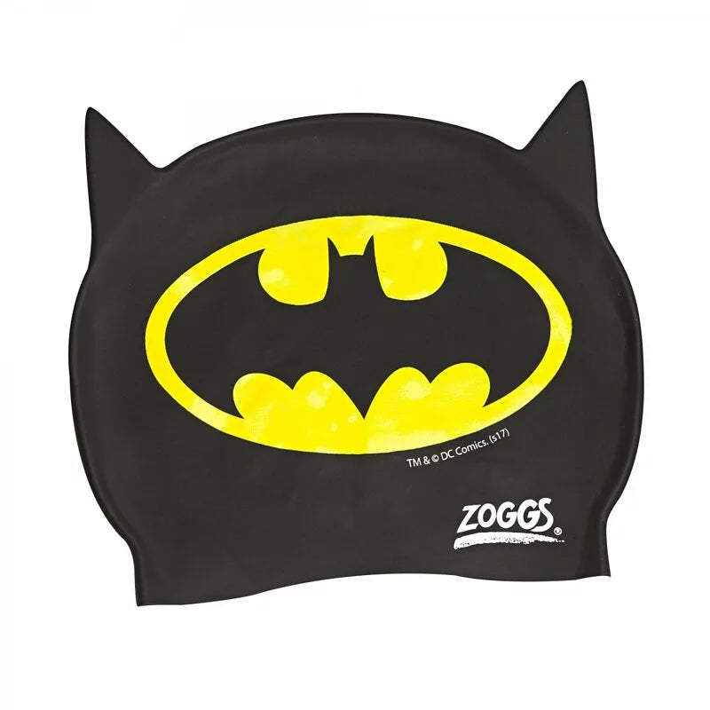 Batman 3D Silicone Swim Cap - Black/Yellow