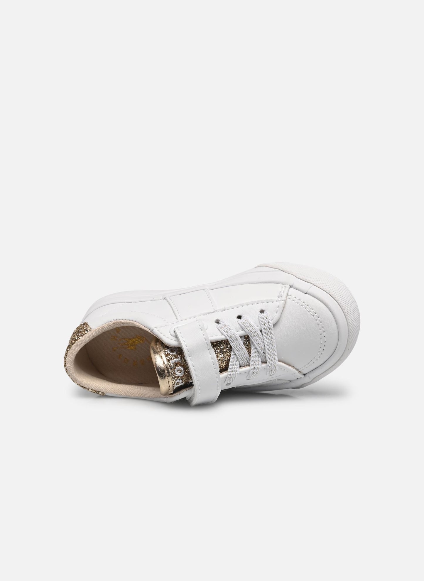 RALPH LAUREN WHITE /GOLD SHOES  (without box)