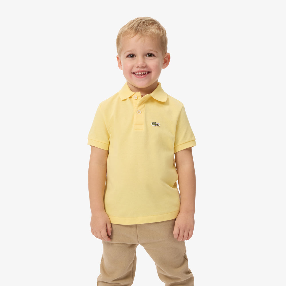 Lacoste unisex Petit Pique Polo Shirt  yellow