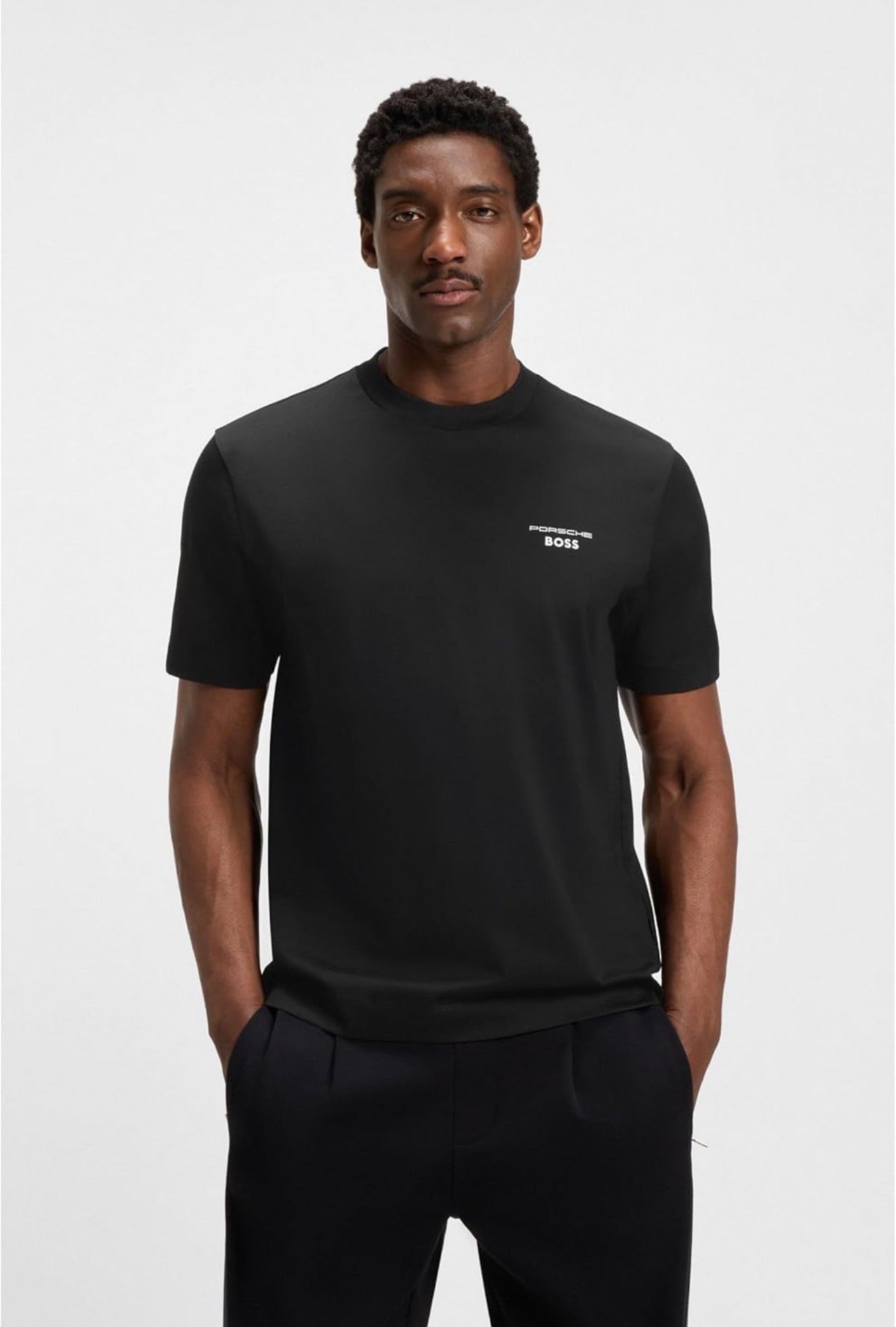 Porsche x BOSS mercerised-cotton T-shirt