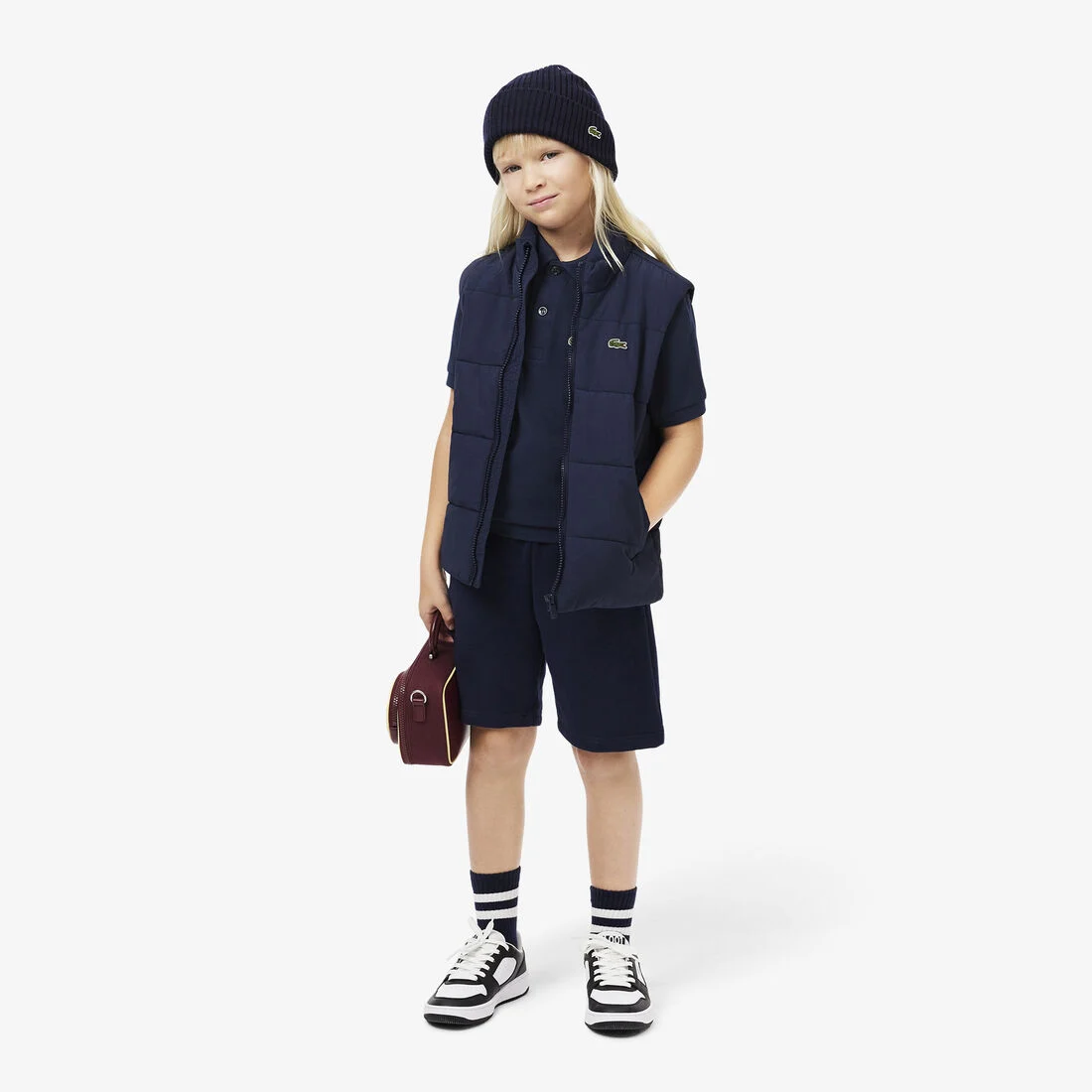 Lacoste unisex Petit Pique Polo Shirt navy