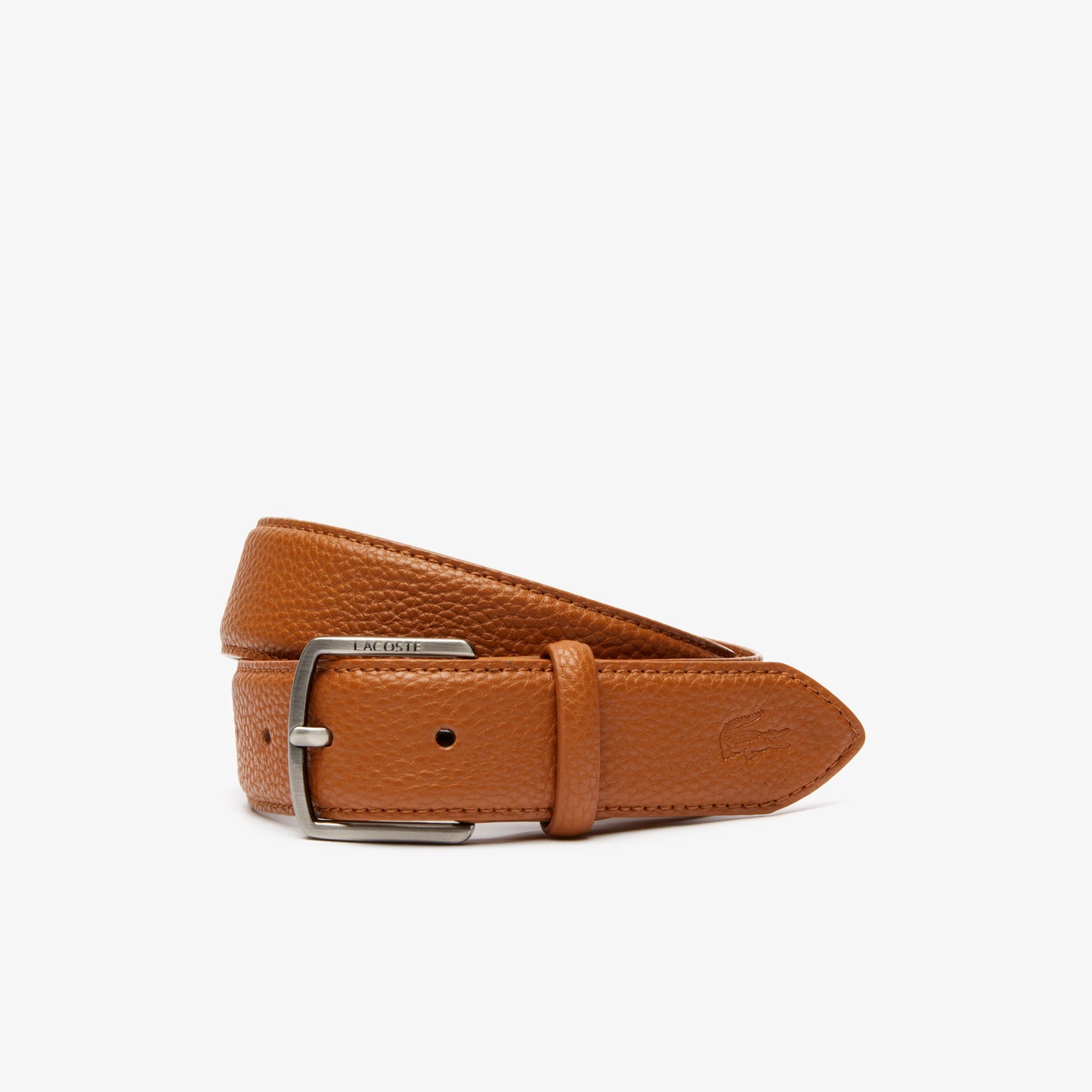LACOSTE LEATHER BELT HAVAN 110 CM