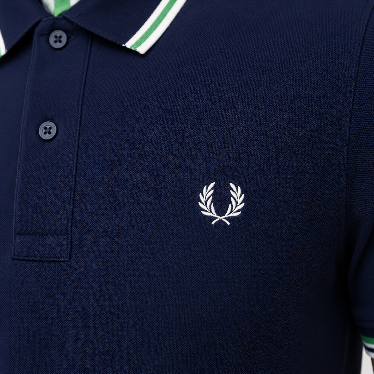 Fred Perry  blue polo shirt sqr