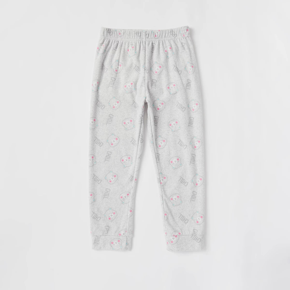 Max Printed Round Neck T-shirt and Full Length Pyjama Set