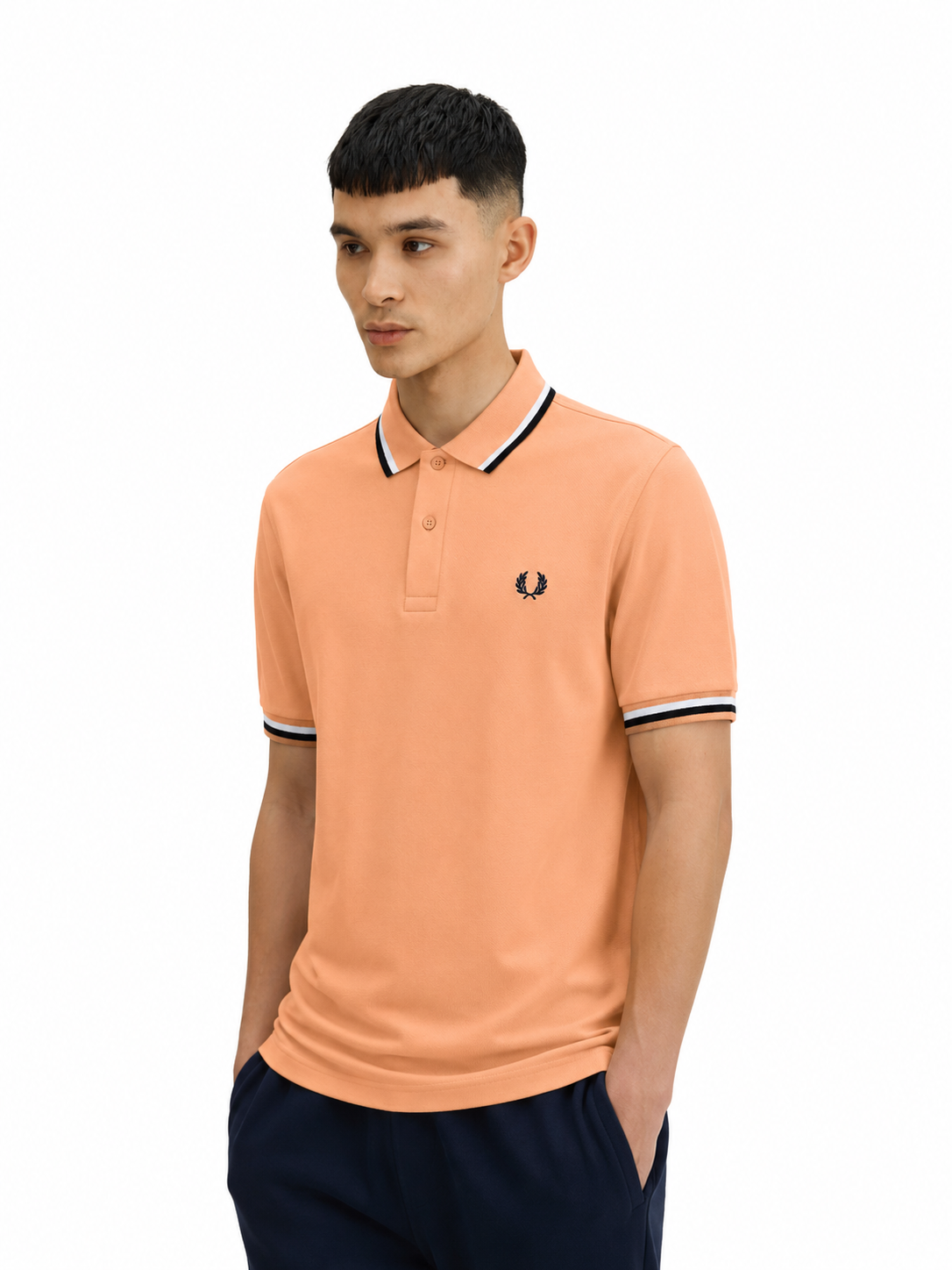 Fred Perry  polo shirt sqr slmn/sqr