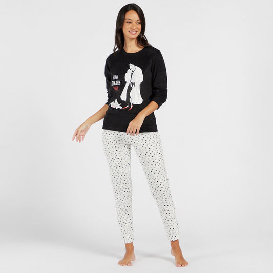101 Dalmatians printed T-shirt and pajama pants set