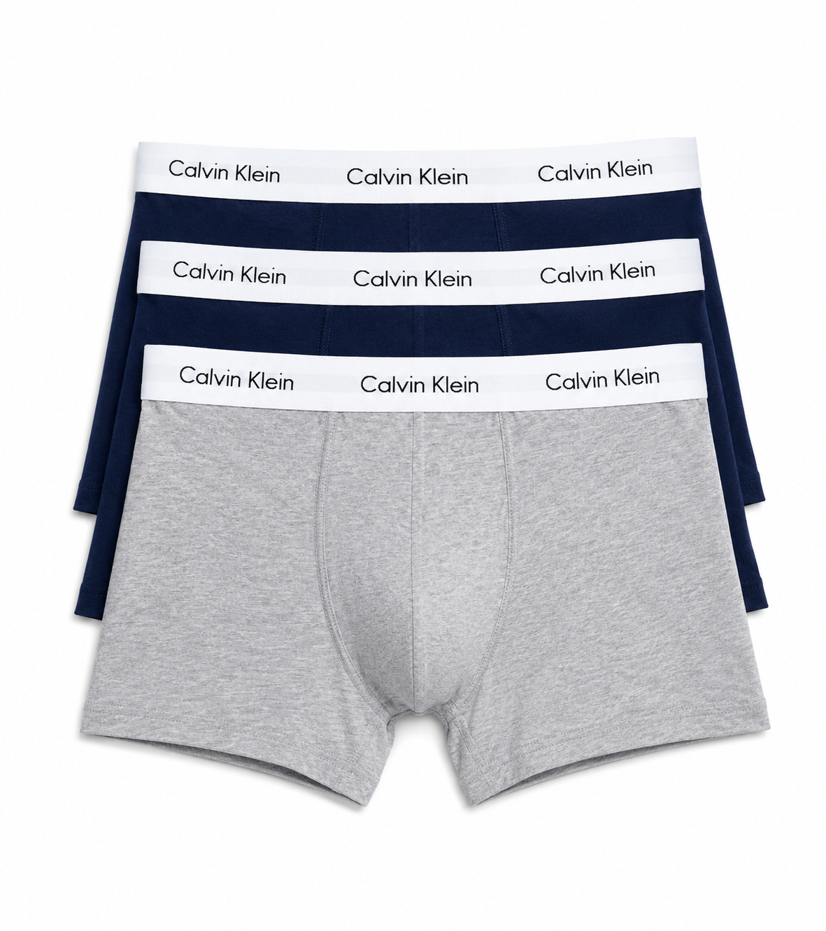 Pack Boxer Calvin Klein Gray-Navy-Navy
