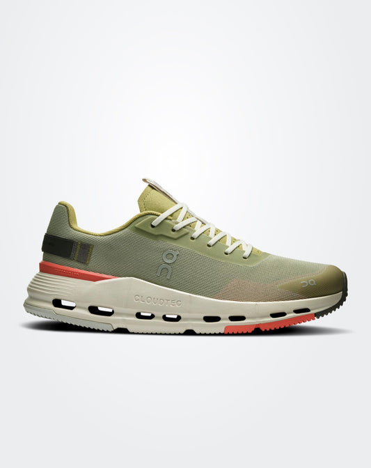 On Cloudnova Form 2 shoes Chalk | Salmon