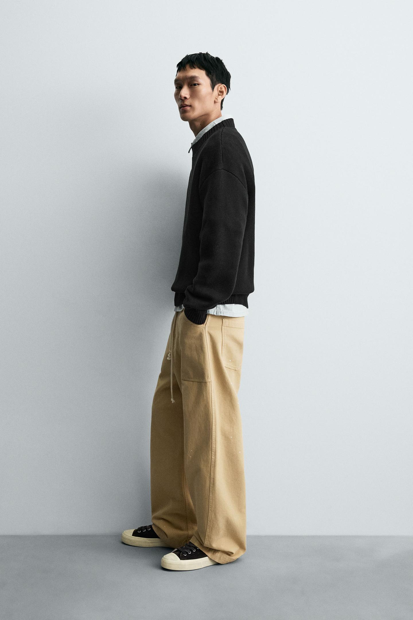 Zara Men Blend Pullover Black