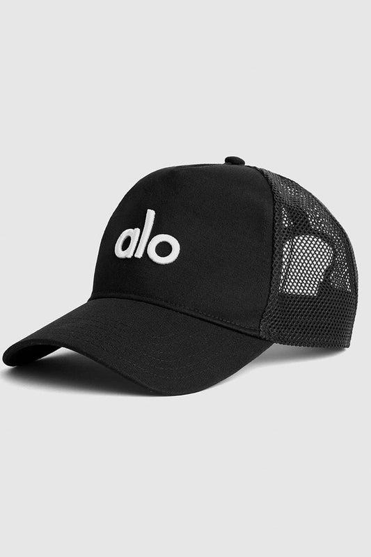 ALO CAP UNISEX  BLACK  ONE SIZE
