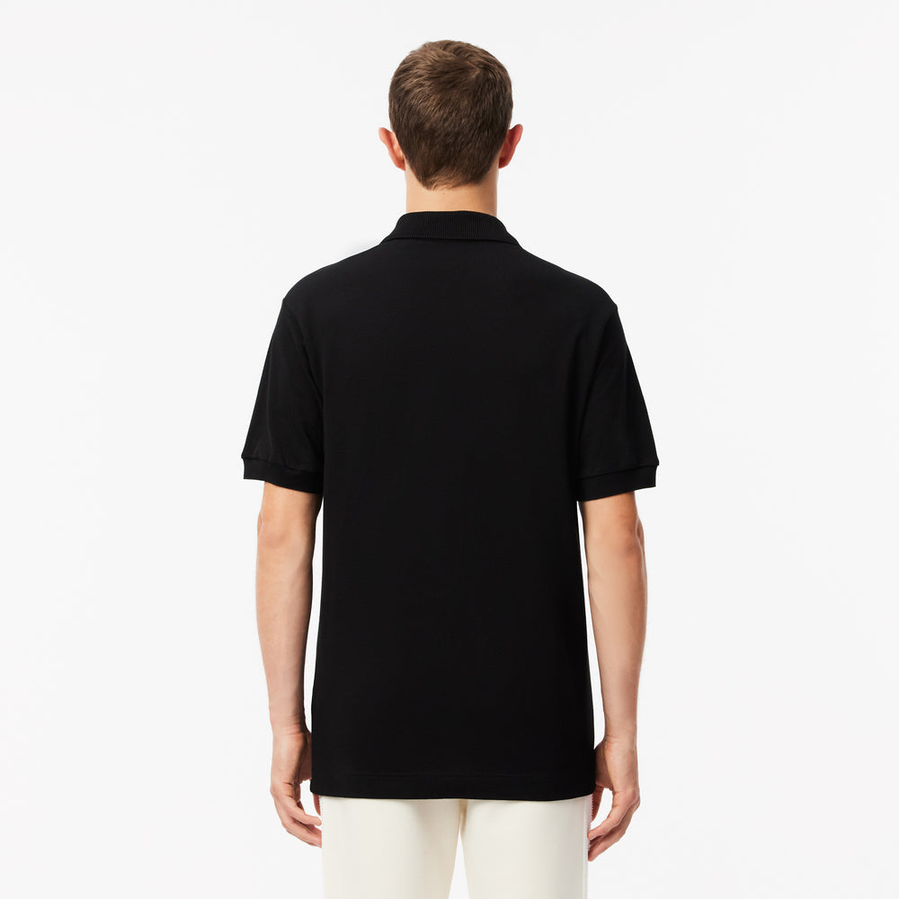 LACOSTE POLO TSHIRT SLIM FIT G W LOGO BLK
