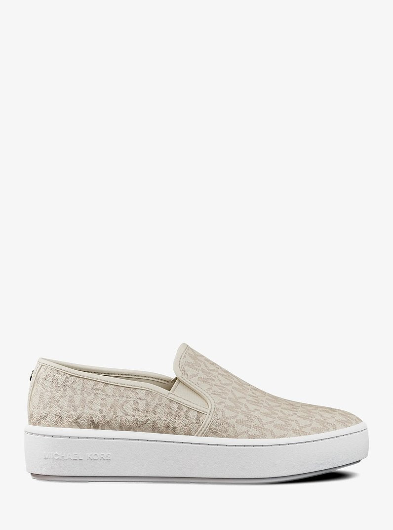 Michael Kors Teddi Signature Logo Slip-On Sneaker in
VAN/CREAM