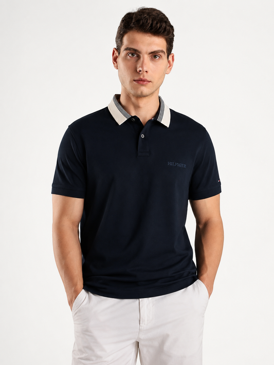 Tommy Hilfiger polo shirt  Reguler fit  Midnight navy