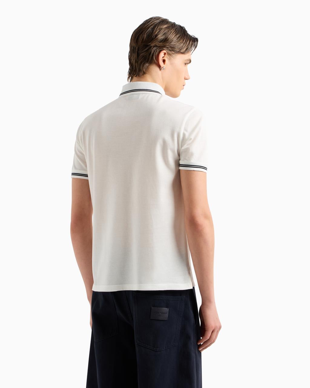 Emporio Armani White Polo T-shirt slim fit