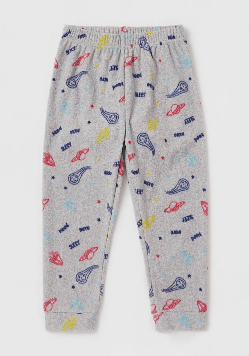 Max Pajama Gray Fleece Boys