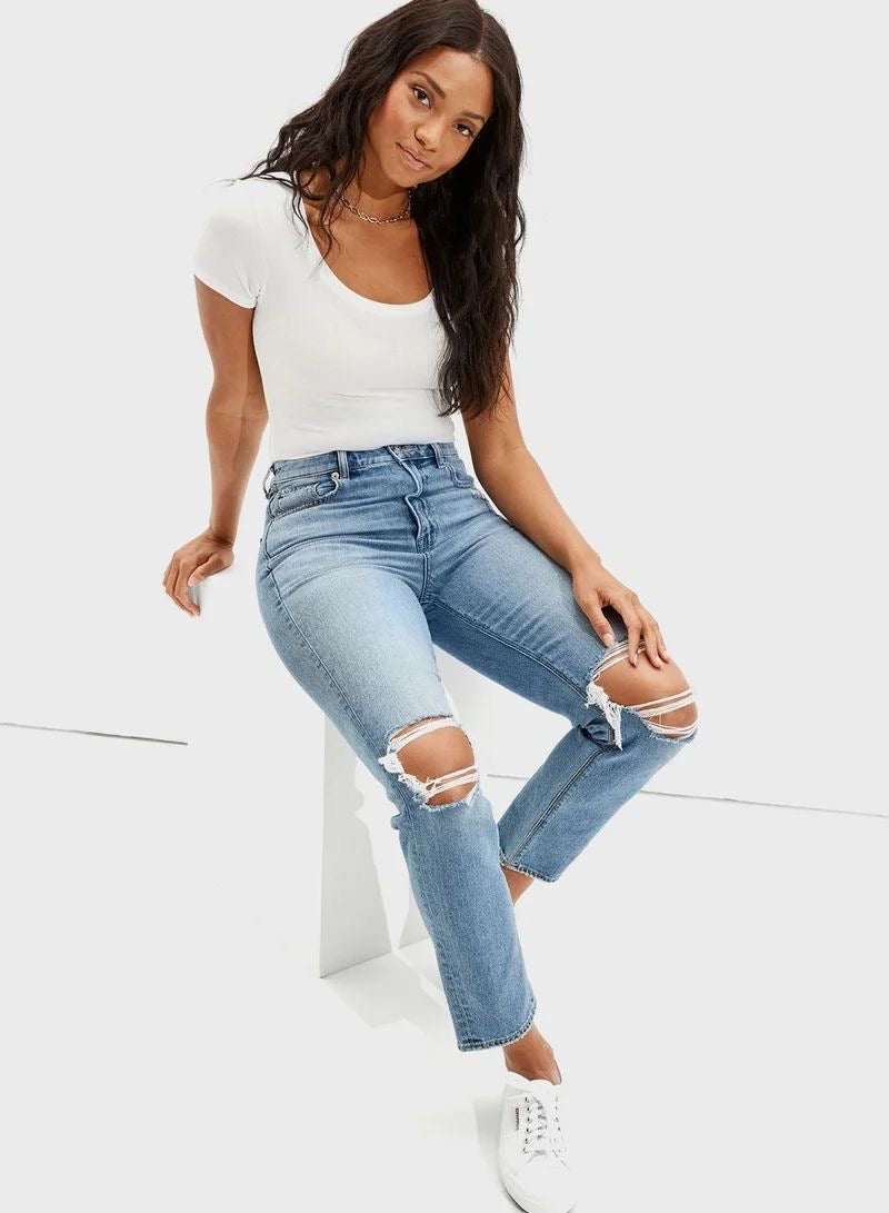 American eagle mom jeans