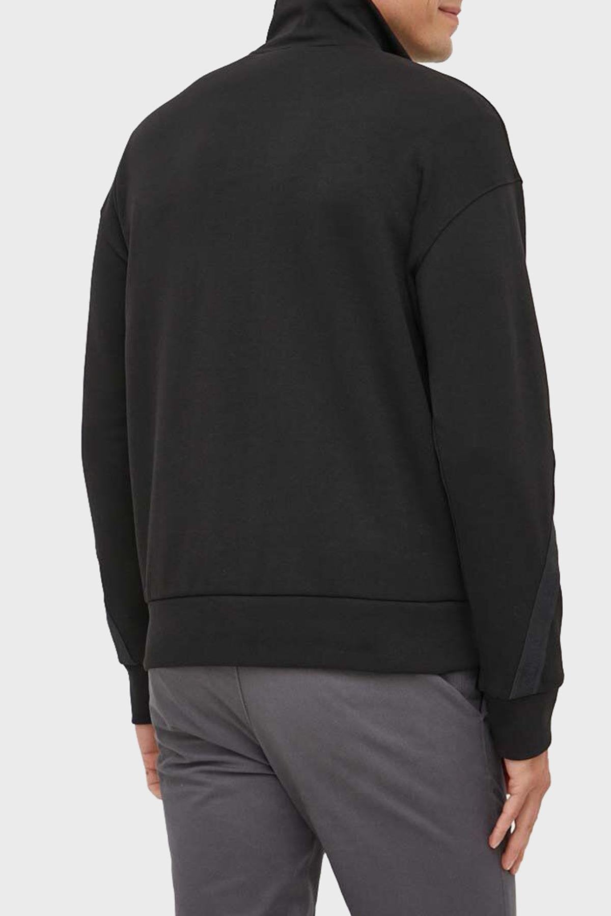 Calvin klein SWEATSHIRT LOGO TAPE INTERLOCK Q ZIPPER