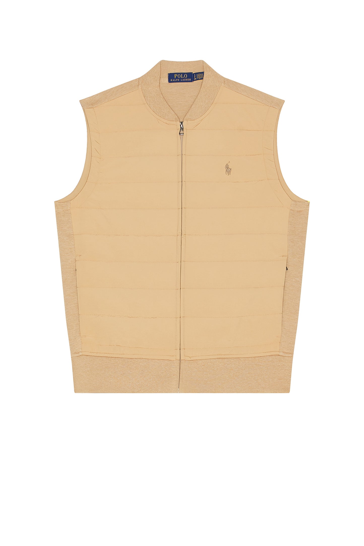ralph lauren fleeced vest beige