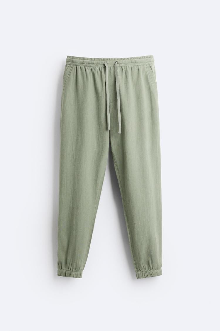 Zara Viscose Linen Pant