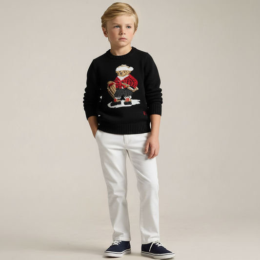 Polo Ralph Lauren Polo Bear knit sweater Black