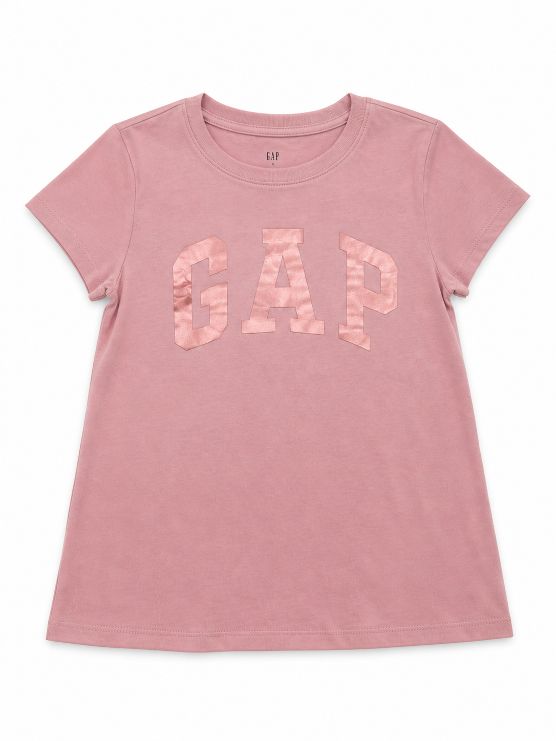 GAP Girls Pink Logo T-Shirt – Soft Cotton Casual Tee