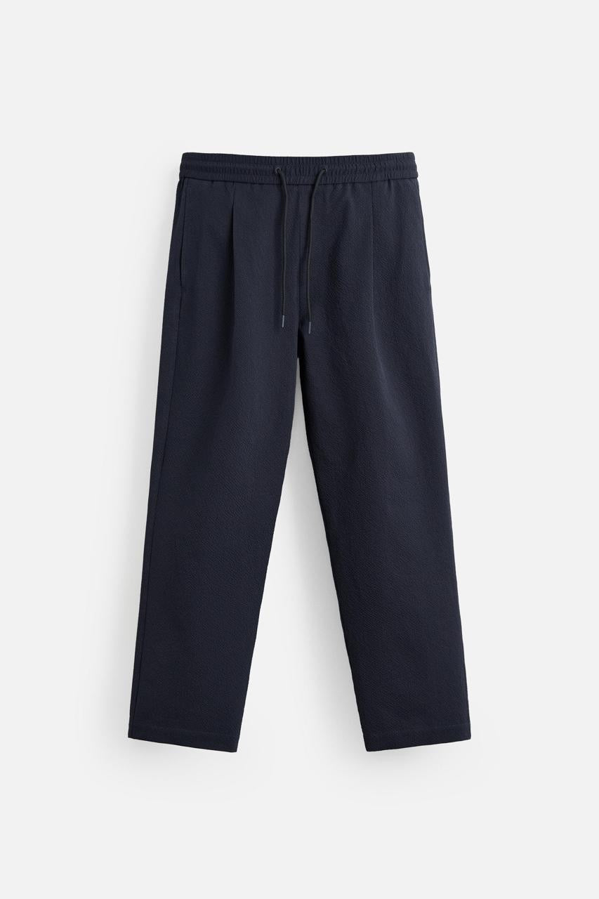 ZARA Textured Summer Trousers