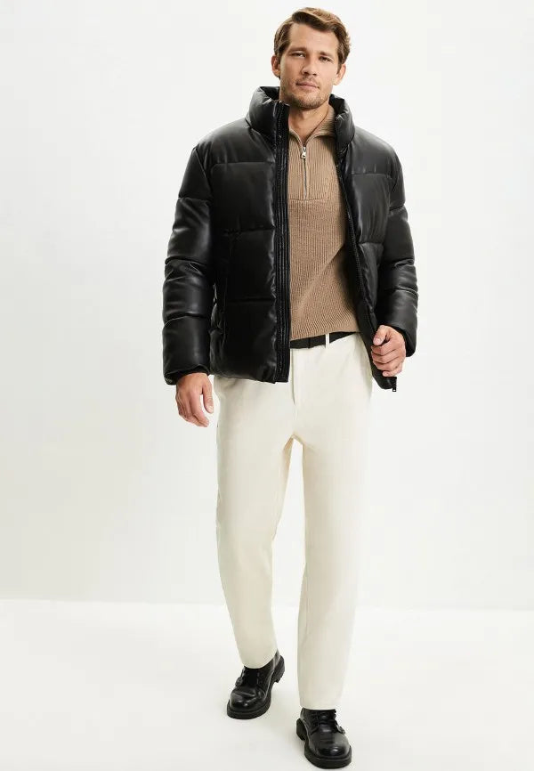 Zara pump leather jacket