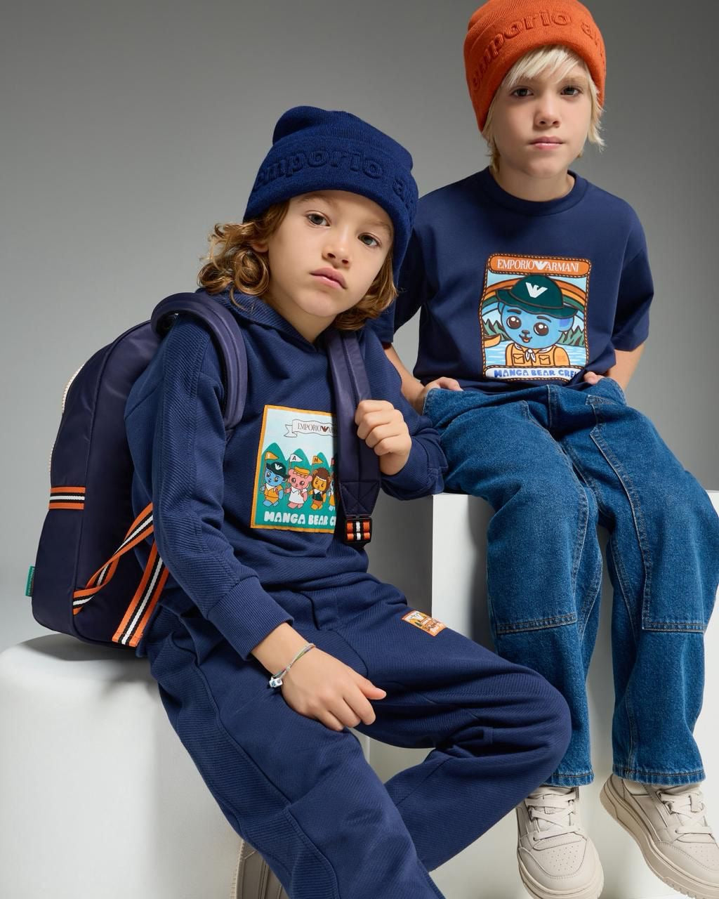 Emporio Armani Kids Smurf Yellow T-Shirt