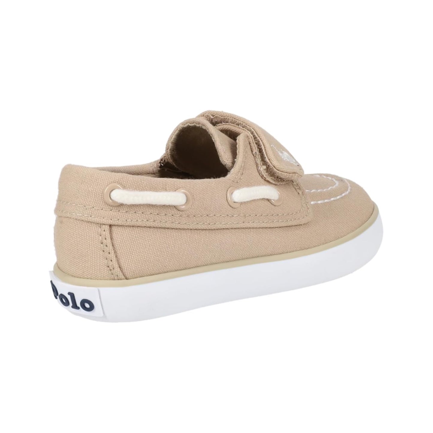 RALPH LAUREN CANVAS SLIP-SHOES BEIGE SHOES (without box)