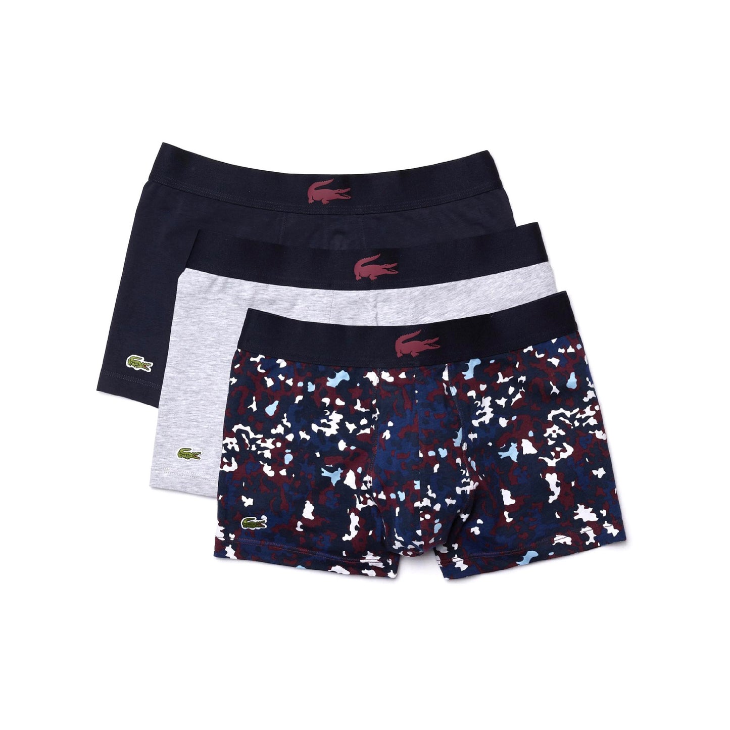 LACOSTE Pack Of 3 Iconic Trunks