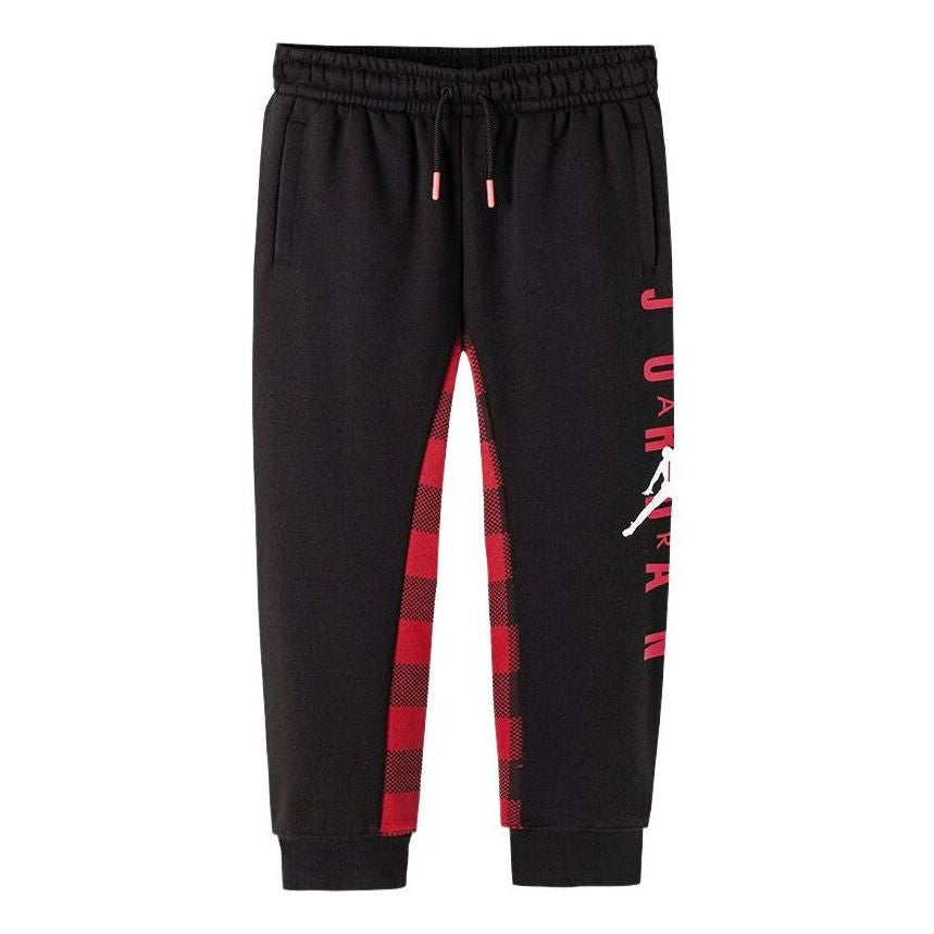 Air Jordan Buffalo Checked Fleece Joggers Black