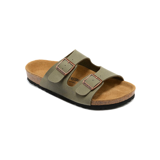 BIRKENSTOCK Arizona suede sandals green