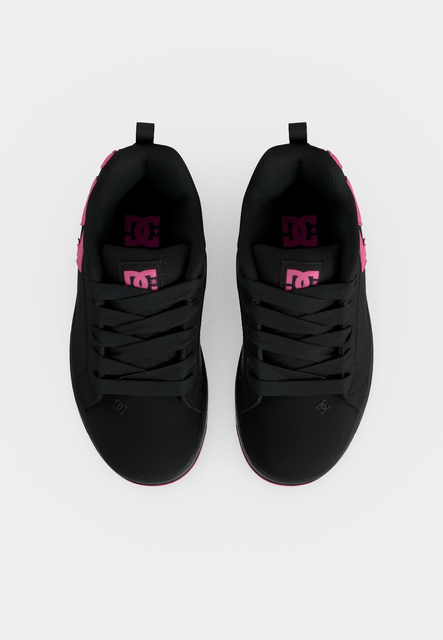 DC Shoes COURT GRAFFIK UNISEX - Skate shoes - black/pink