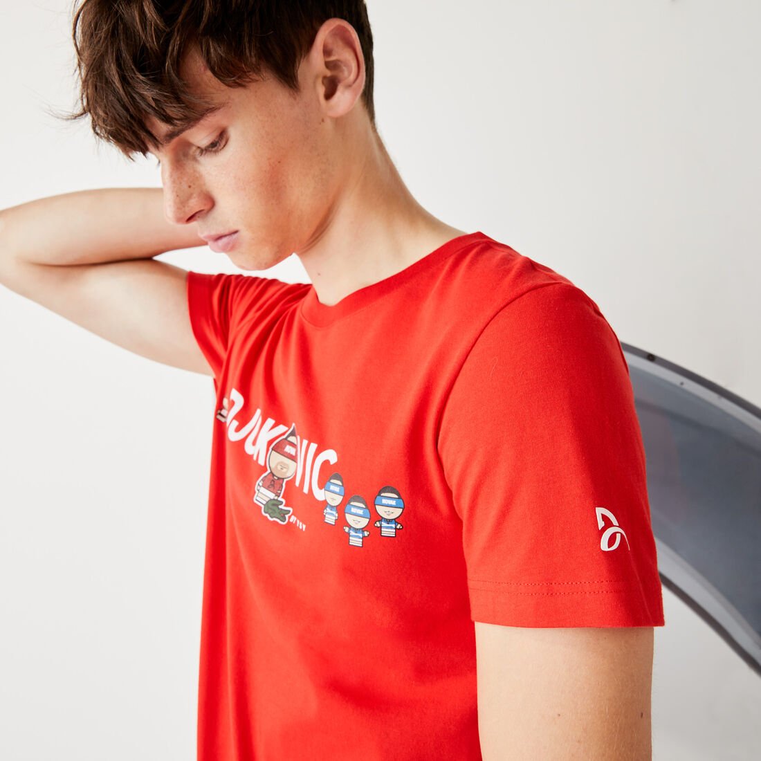 Men's Lacoste Sport Collab Sy Breathable Cotton T-shirt