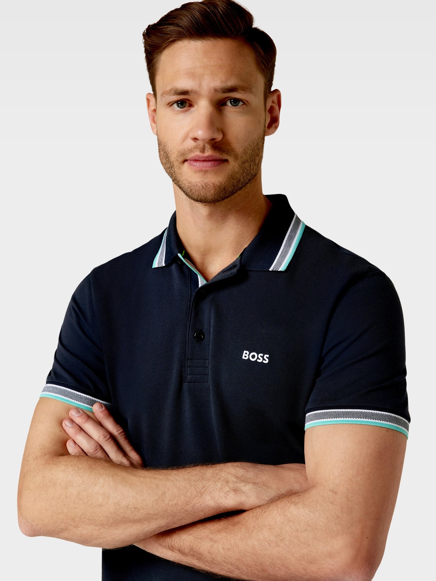 BOSS POLO TSHIRT SLIM FIT NAVY