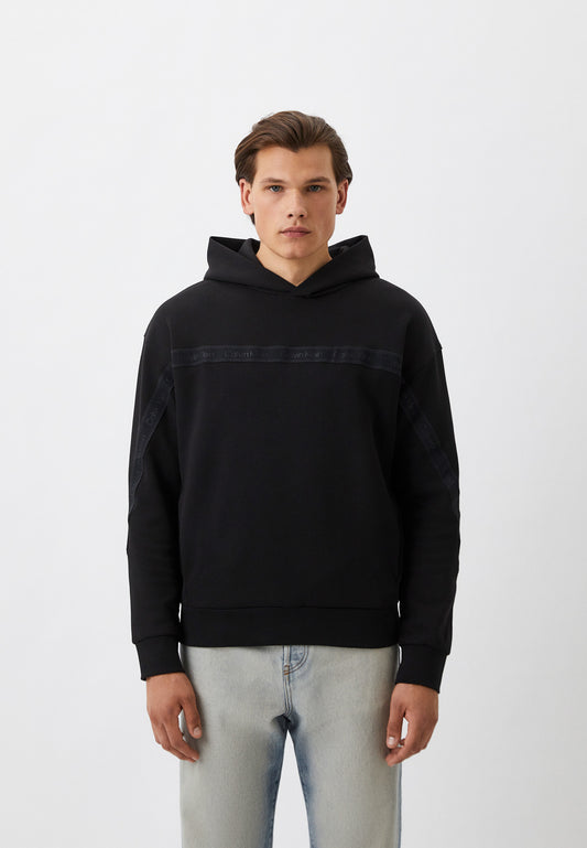 Calvin Klein sweatshirt Logo Tape INTERLOCK Q Hood