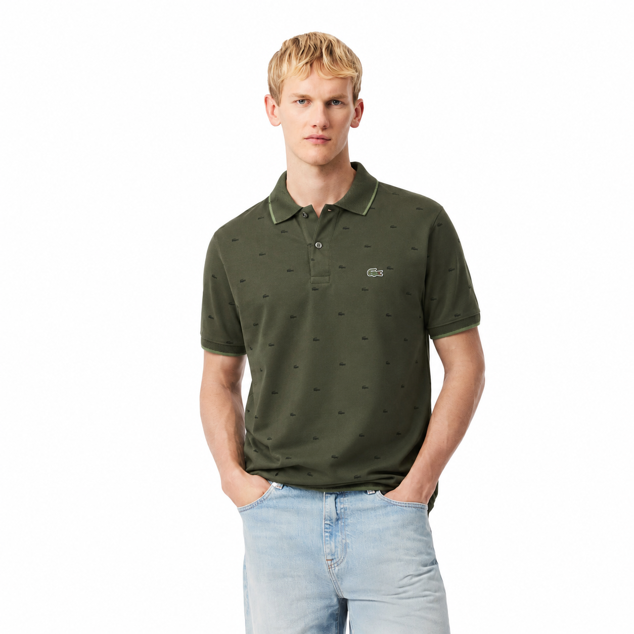 Lacoste polo shirt Reguler fit green