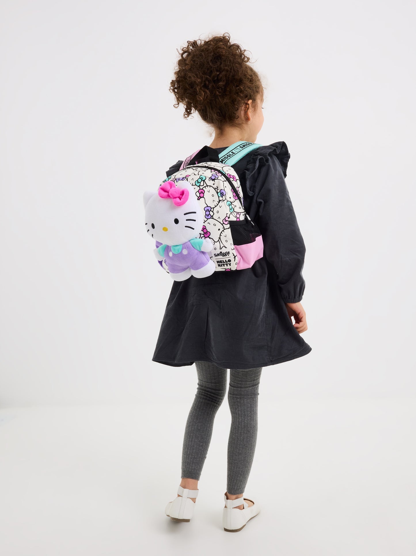 Smiggle Hello Kitty Teeny Tiny Backpack With Detachable Plush Toy
