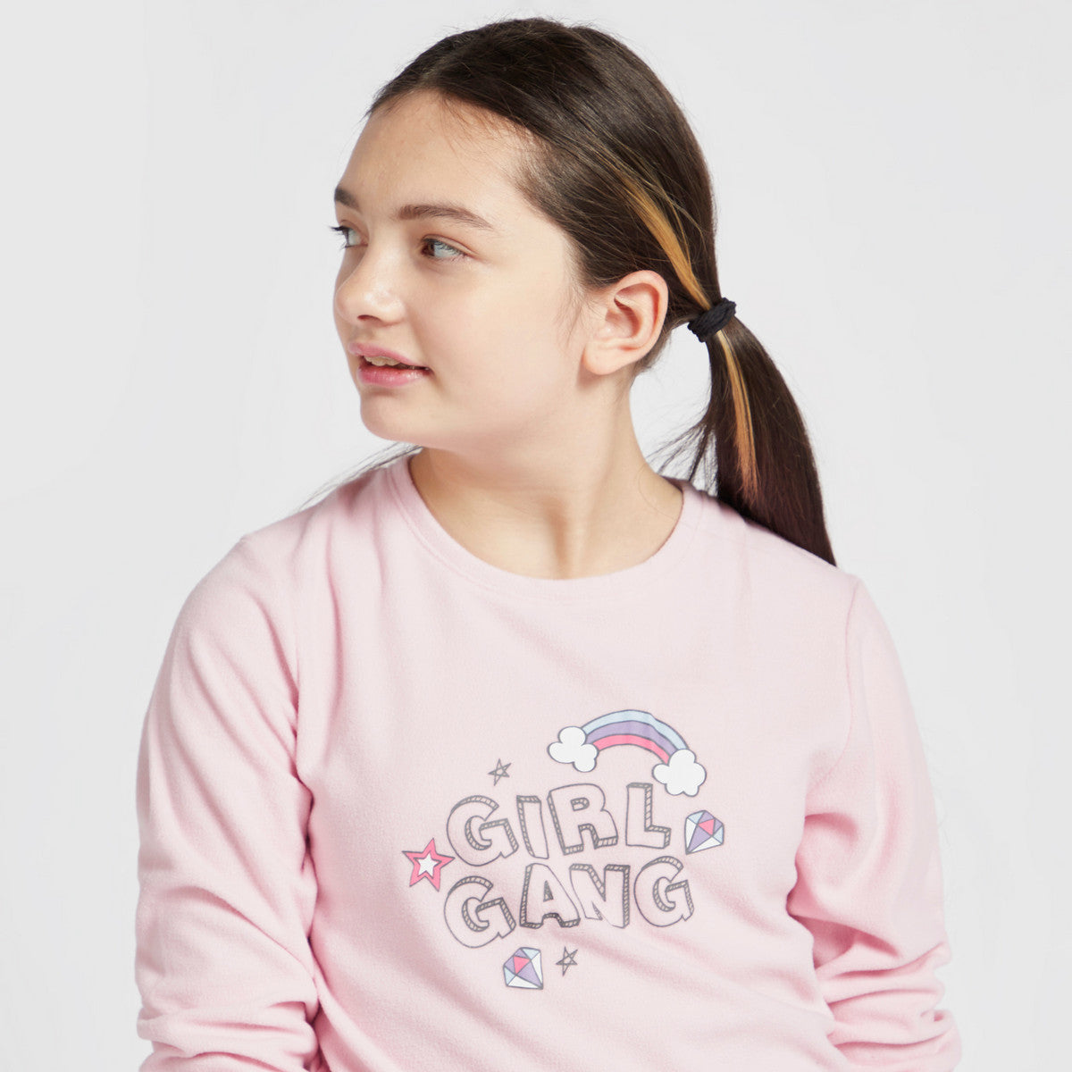 Max Pajama Pink Fleece Girls