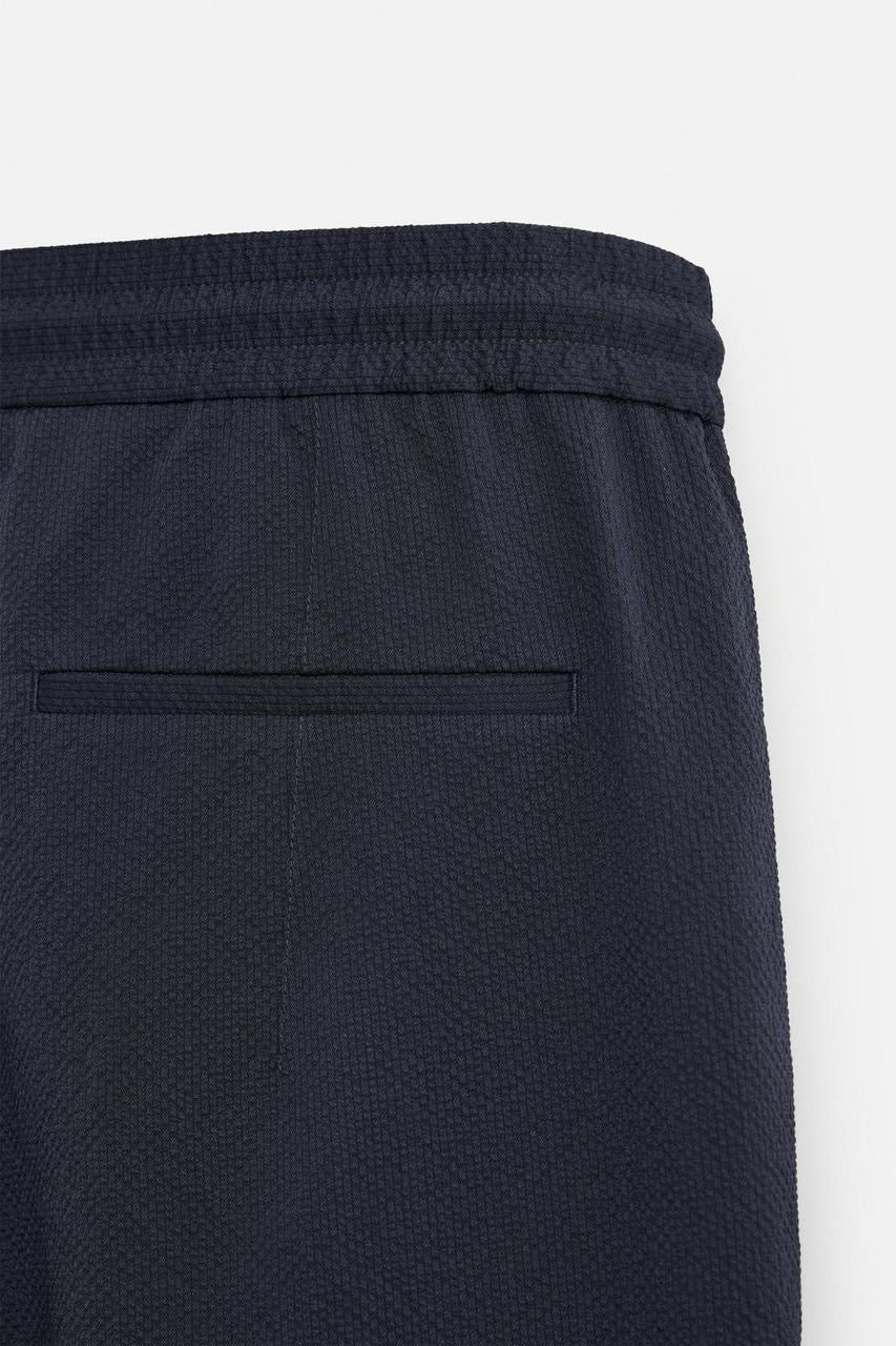 ZARA Textured Summer Trousers