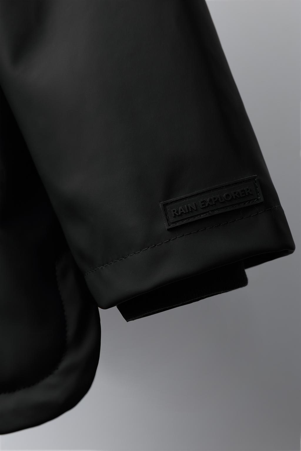 ZARA  RUBBERISED WATER-REPELLENT RAINCOAT WITH FAUX FUR ANIMAL PRINT