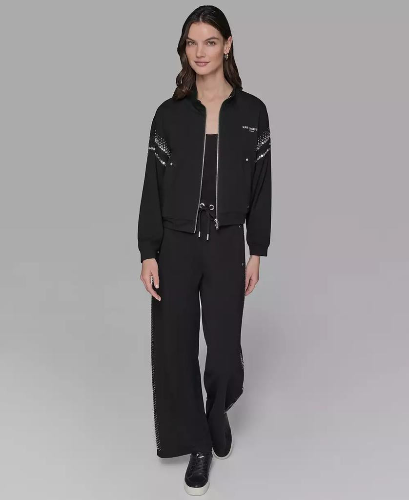 KARL LAGERFELD PARIS Rhinestone suit (fit bigger)
