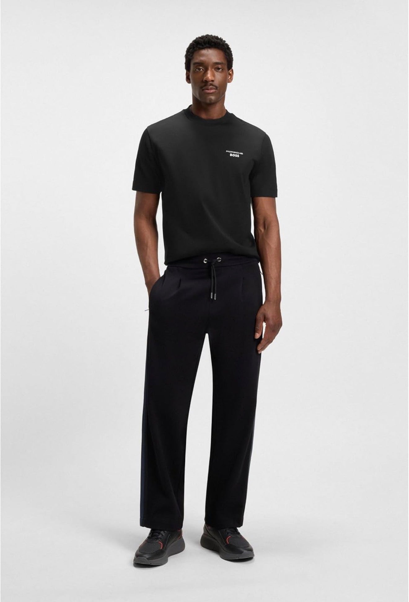 Porsche x BOSS mercerised-cotton T-shirt