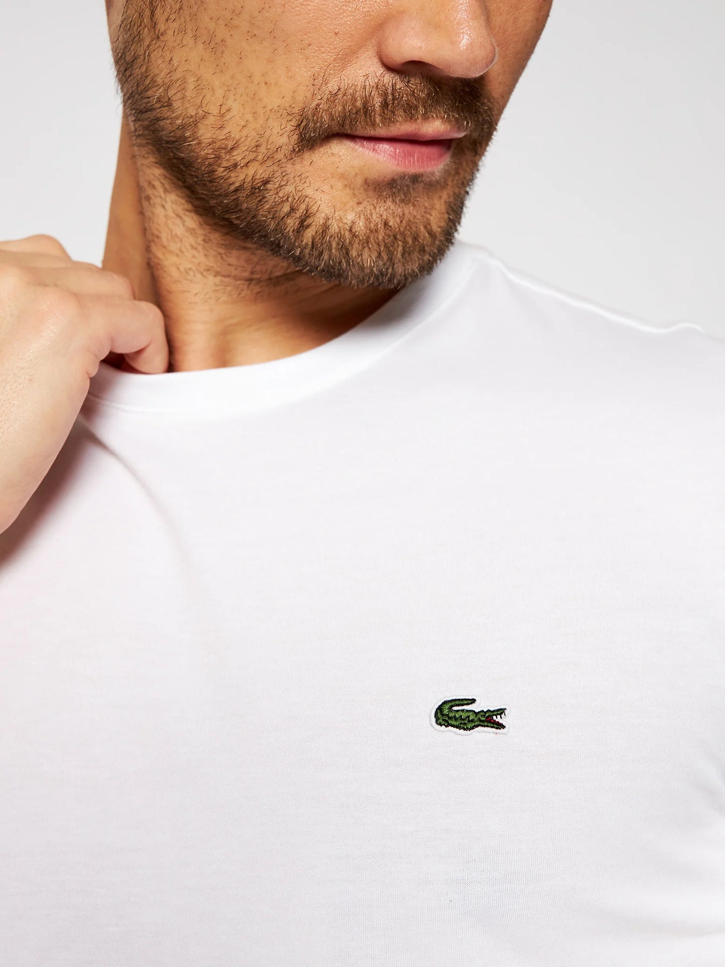 LACOSTE basic tshirt white