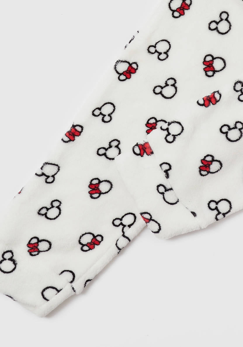 Max Minnie & Mickey Mouse Long-Sleeve Overall with Hat