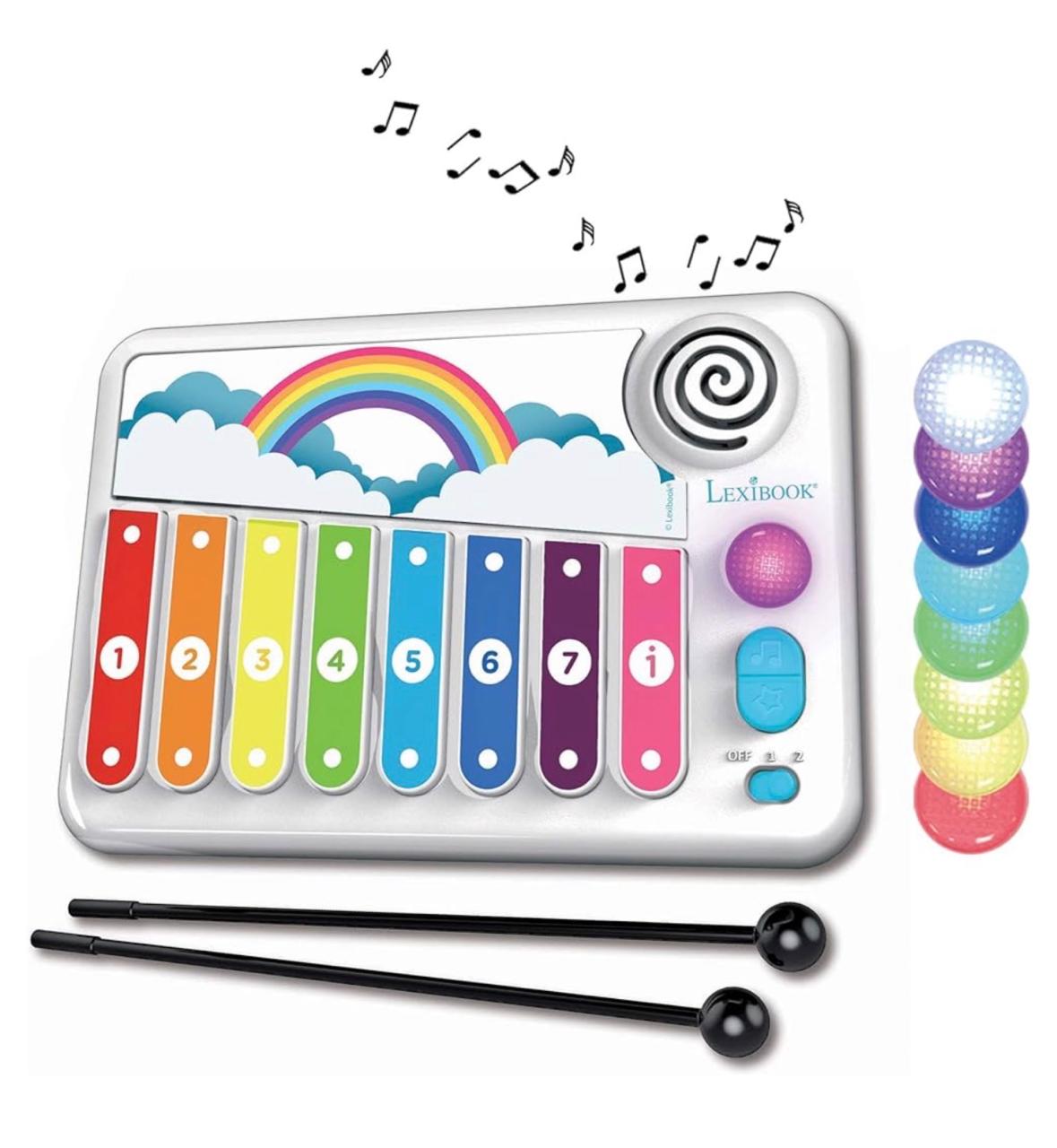Kids Musical Xylophone Toy with Lights & Sounds – Colorful Learning Piano